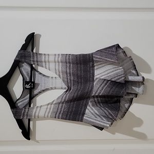 Ruffled racer back top